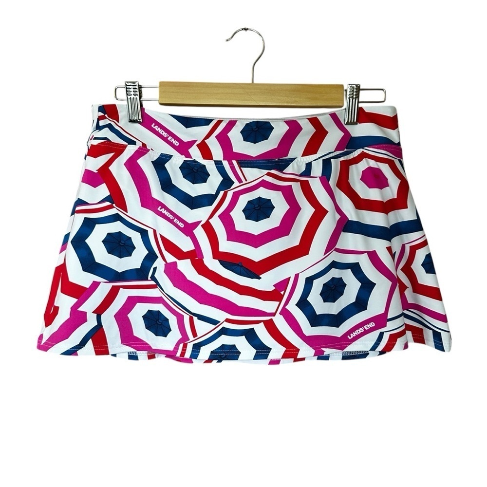 Land’s End Swim Skirt EUC Umbrella Print 8 - Picture 2 of 6